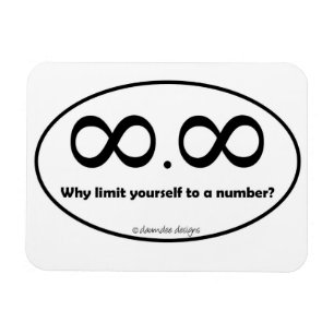 Ímã Decalque da infinidade do ponto de Infininity