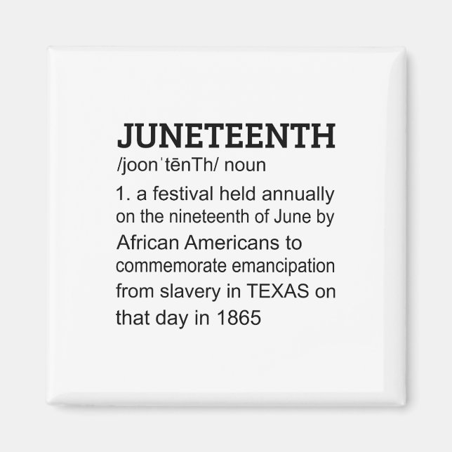 Imã Décima Junta de 1865 Definição Negra Afro-American (Frente)