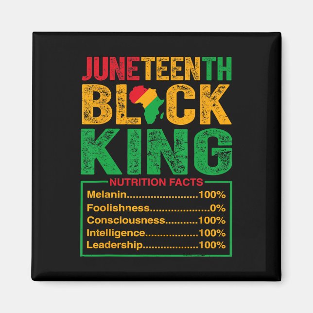 Imã Décima Junta de Black King Nutritional Facts Orgul (Frente)