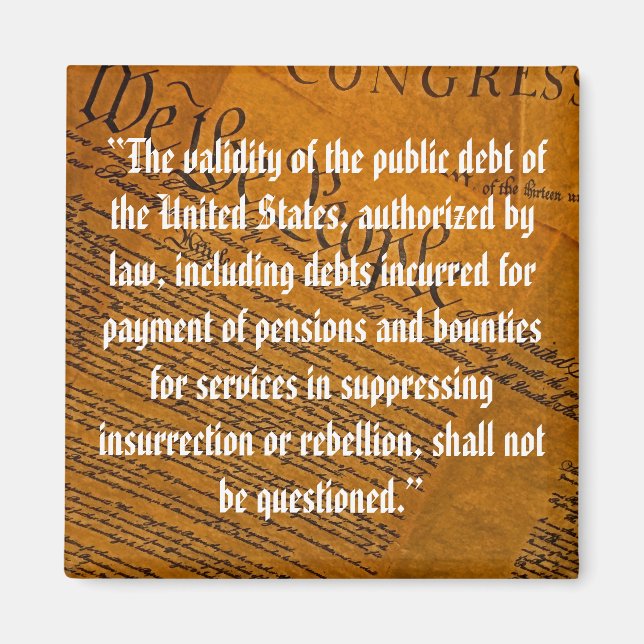 Imã Décima Quarta Alteração Dívida Pública (Frente)