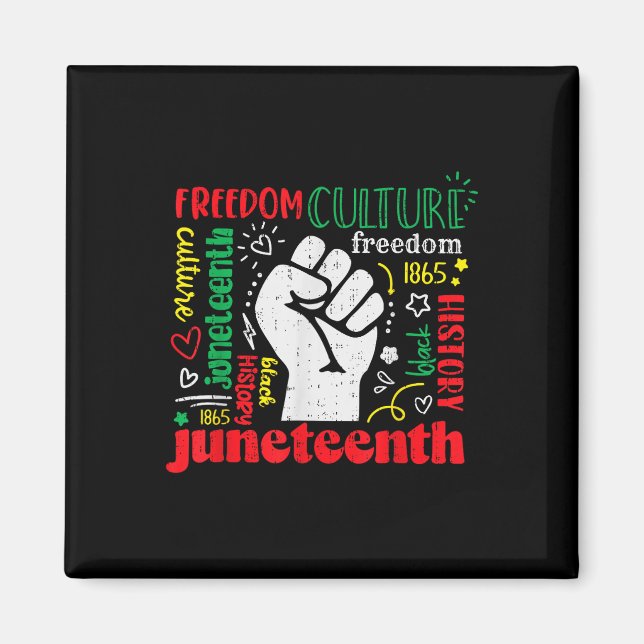 Imã Décima Sétima Liberdade - 19 de junho de 1865 Afro (Frente)