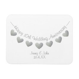 Ímã Décimo presente/ favor do aniversário de casamento