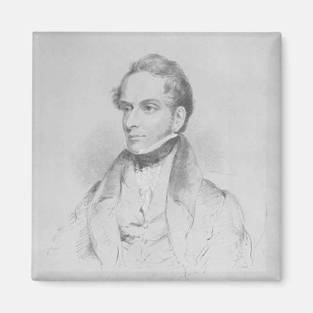 Imã Decimus Burton, litógrafo de Maxim Gauci (Frente)