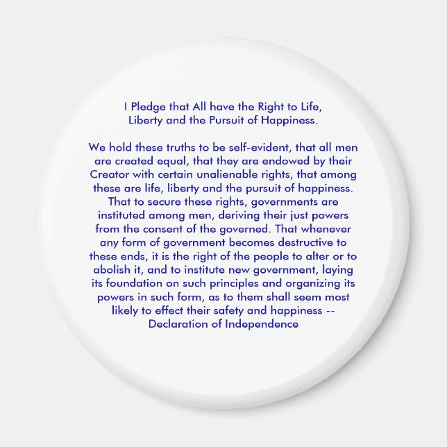 Imã ! Declaração de Independência do Crio U (Frente)