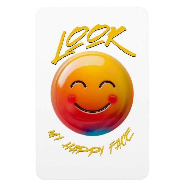 Ímã ¡Decora con Personalidad! Imanes con Caritas (Vertical)