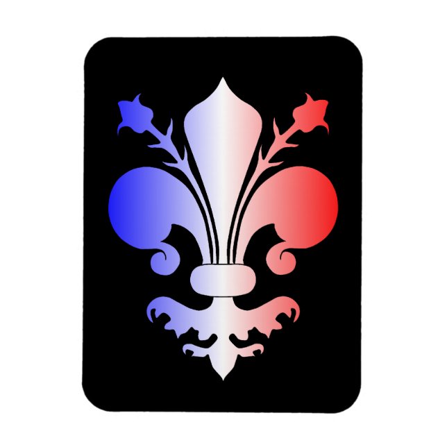 Ímã Decoração bonito Fleur De Lis design (Vertical)