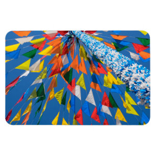 Ímã Decoração de Bandeira Triangular