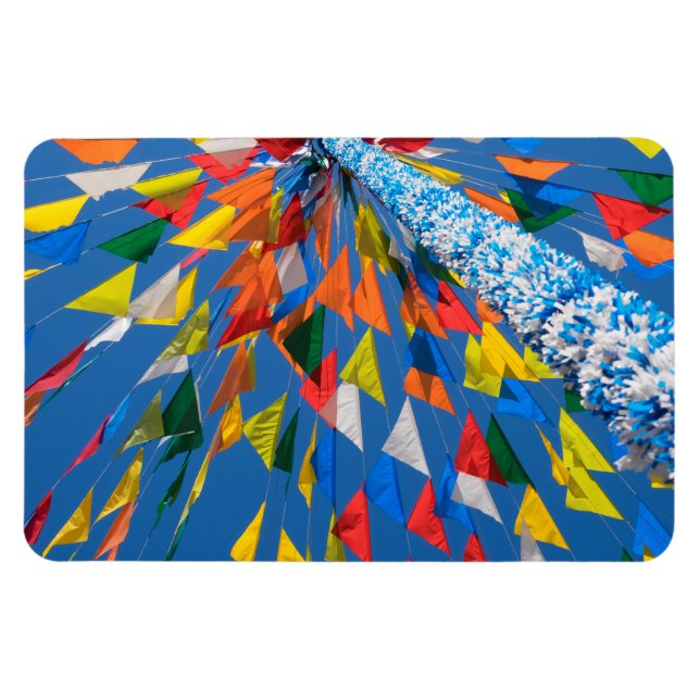 Ímã Decoração de Bandeira Triangular (Horizontal)