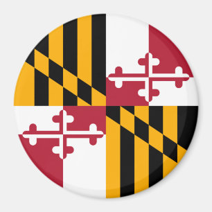 Imã Decoração de Design de Sinalizador de Maryland