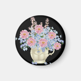 Imã decoração de flores