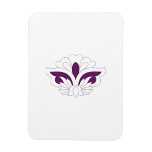 Ímã Decoração magenta avermelhada