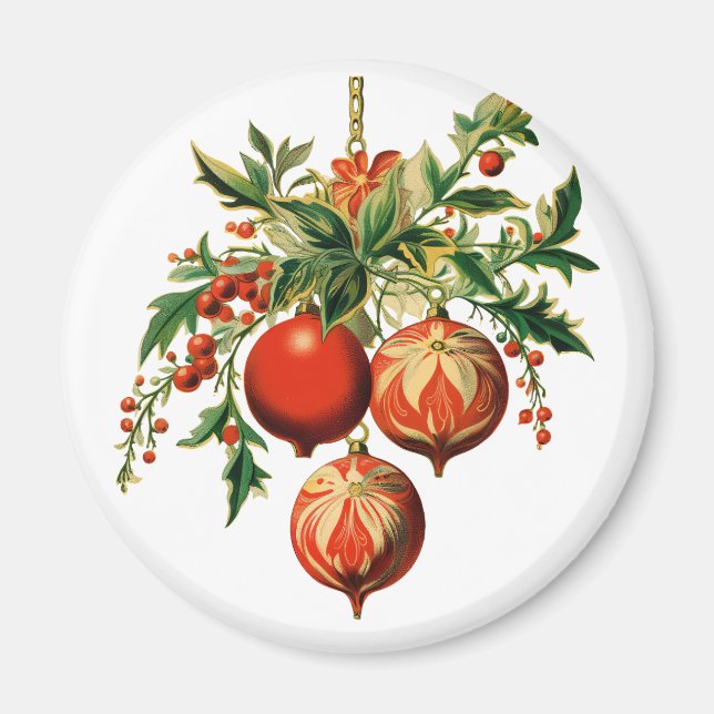 Imã Decorações da Árvore de Natal Legal (Frente)