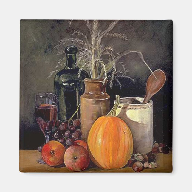 Imã Decorações do outono sobre o ímã Mesa (Frente)