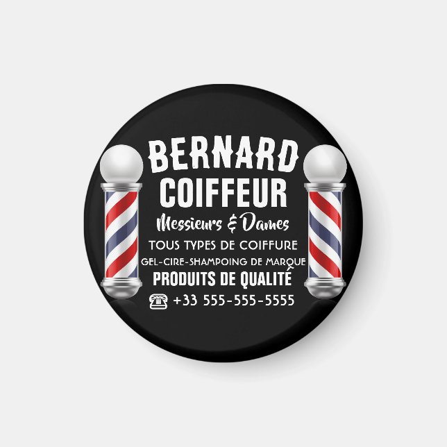 Imã Décoration de salon de coiffure (Frente)