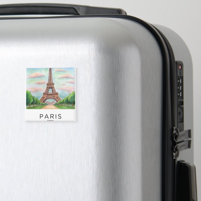 Imã Decorative Square Magnet | Personalized Home Accen (In Situ (Luggage))