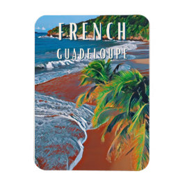 Ímã Découvrez les trésors tropicaux de la Guadeloupe