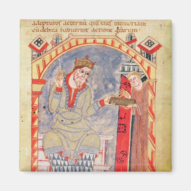 Imã Dedicação a Charles o Bald, de (Frente)