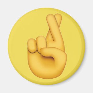 Imã Dedos atravessaram Emoji