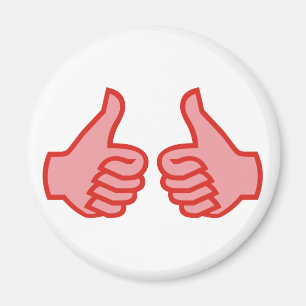 Imã DEDOS POLEGAR OK alto thumbs up