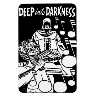 Ímã Deep In Darkness Vintage História em quadrinhos Gr