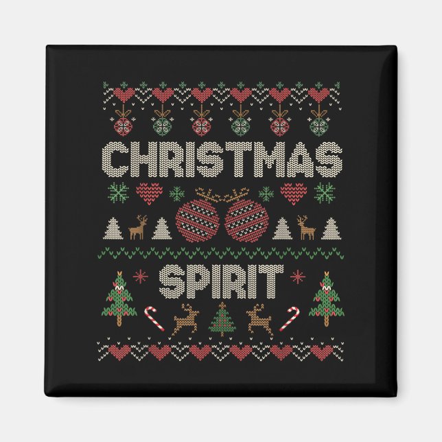 Imã Deep In The Christmas Srit Couple Matching Christm (Frente)