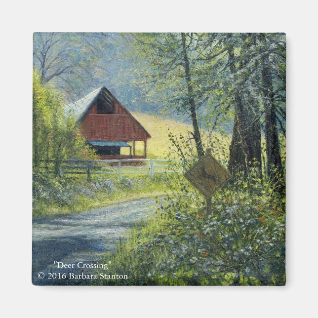 Imã "Deer Crossing" (Frente)