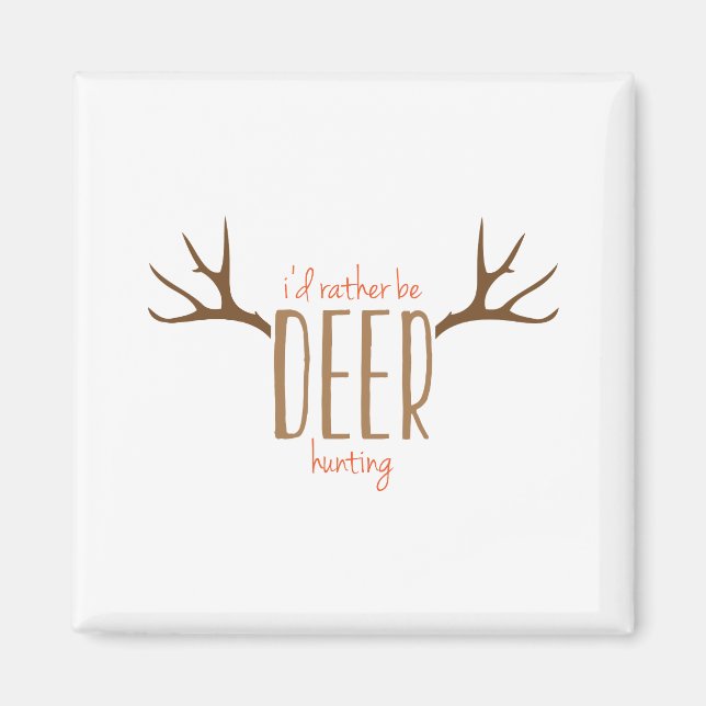 Imã Deer Hunting (Frente)