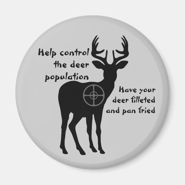 Imã Deer Hunting Magnet (Frente)