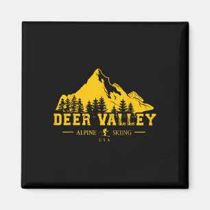 Imã Deer Valley Utah Usa Ski Resort Alpino Skiing Souv