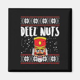 Imã Deez Loucos Nutcracker Divertir-se Com Um Presente