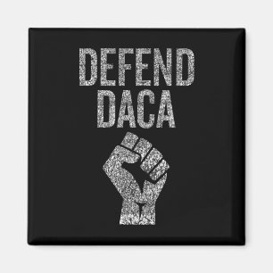 Imã Defenda Daca Com Resistir Punho Gráfico Enrugado