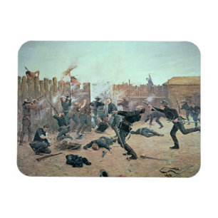 Ímã Defendendo o forte: Os indianos atacam uma