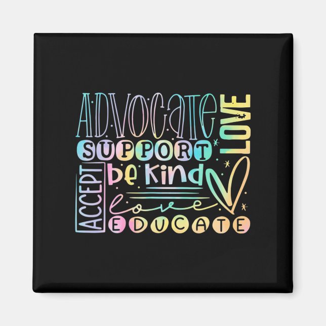 Imã Defensor do Amor Aceitar Ser Amável Autismo Awaren (Frente)