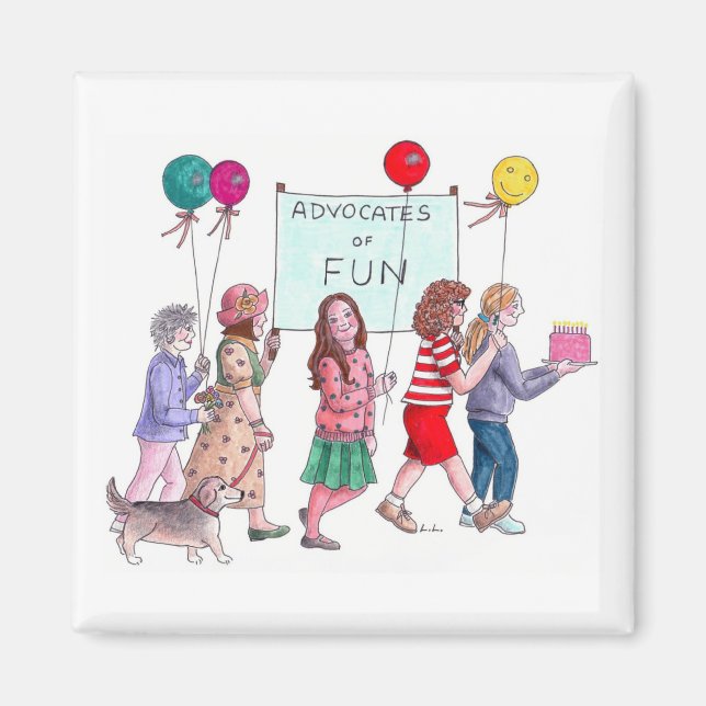 Imã Defensores da diversão (Frente)