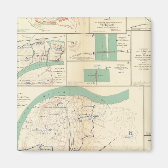 Imã Defesas Chattanooga (Frente)