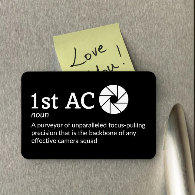 Ímã Definição AD de 1rua - Equipe de filmes 4" x 6" Fl (Criador carregado)