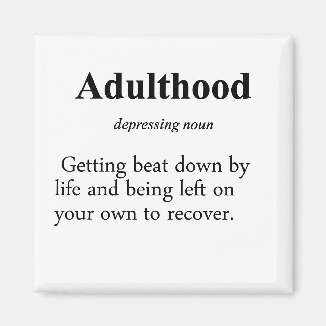 Imã Definição Adulta (Frente)