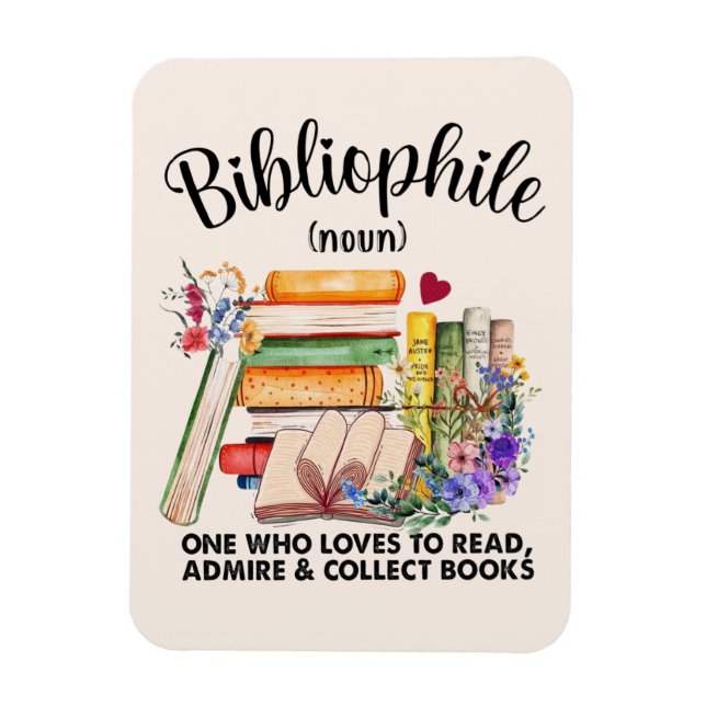 Ímã Definição Bibliofóbica (Vertical)
