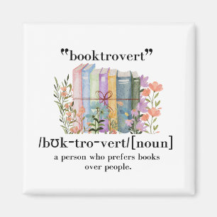 Imã Definição "Booktrovert"