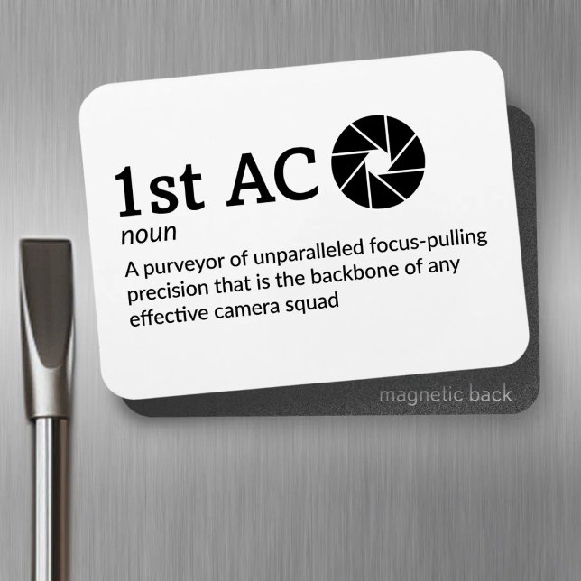 Ímã Definição CA de 1rua - Equipe de câmara 3" x 4" Fl (Criador carregado)