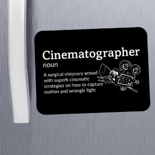 Ímã Definição Cinematográfica - Película 3" x 4" Flex