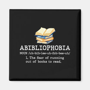 Imã Definição de abibliophobia divertida leitura minho