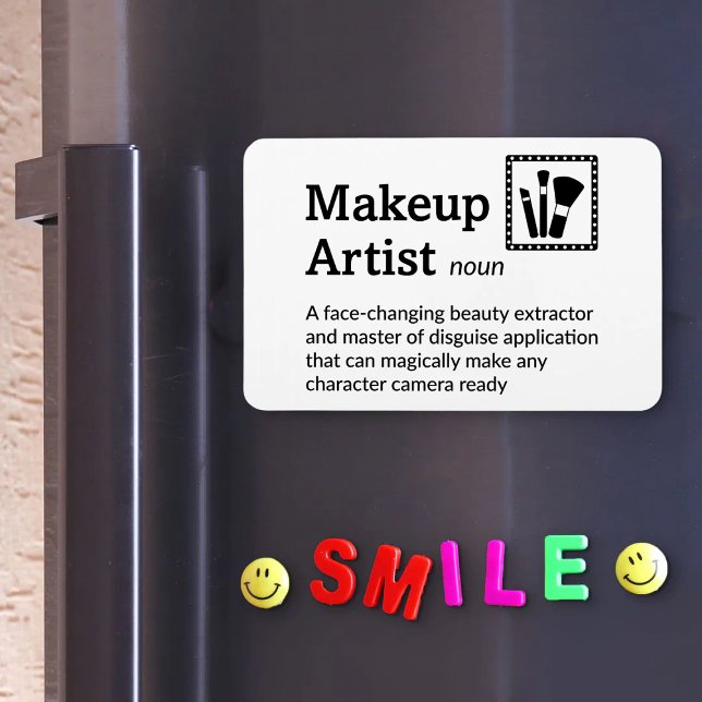 Ímã Definição de Artista de Makeup - Set Life 4" x Fle (Criador carregado)