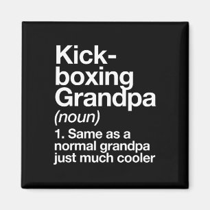 Imã Definição de Avô de Kickboxing Engraçado Esportes