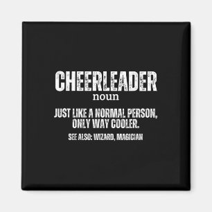 Imã Definição de Cheerleader Orgulhoso Divertido Cheer