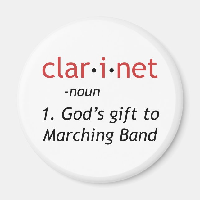 Imã Definição de Clarinet (Frente)