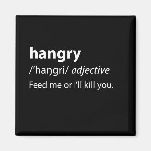Imã Definição de Dicionário Engraçado Hangry
