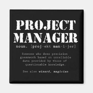 Imã Definição de Dicionário Funny Project Manager