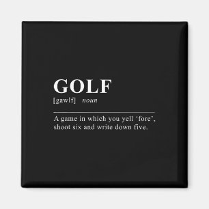Imã Definição de Golf Engraçado