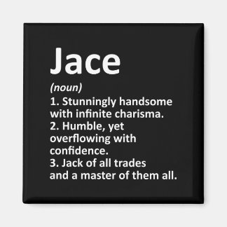 Imã Definição de Jace Nome Personalizado Aniversário D